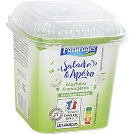 PÂTURAGES Salade & Apéro - Bouchées fromagères ail & fines herbes 120g