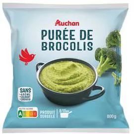 AUCHAN Purée de brocolis 800g