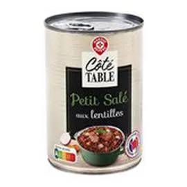 MARQUE REPÈRE, CÔTÉ TABLE Petit salé lentilles A l'auvergnate 420g