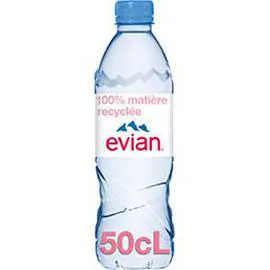 EVIAN Eau minérale naturelle plate 50cl