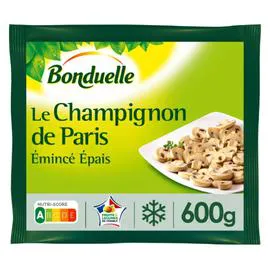 BONDUELLE Champignons de Paris émincés épais 600g
