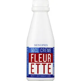 MONOPRIX Crème fleurette 500ml