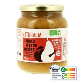 NATURALIA Purée Pommes Poires Bio 705g