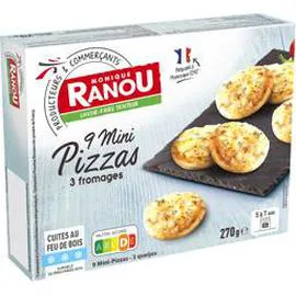 MONIQUE RANOU Mini pizzas 3 fromages 270g