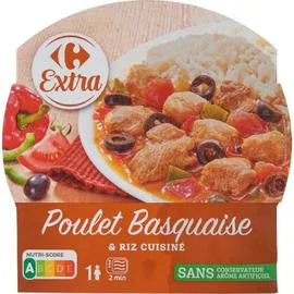 CARREFOUR CLASSIC' Plat cuisiné poulet basquaise 300g