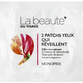 LA BEAUTÉ Les patchs yeux qui réveillent, effet energisant, à l extrait de chèvrefeuille, tous types de peaux l'unité