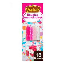 VAHINÉ Bougies anniversaire x16
