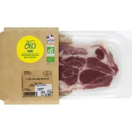 MONOPRIX BIO Côte de porc Echine X1 150g