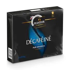 PLANTEUR DES TROPIQUES Café moulu décaféiné 500g