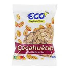 ECO+ Cacahuètes Grillés a sec 150g