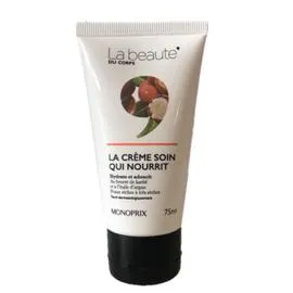 LA BEAUTÉ Crème soin nourrissante karité & argan Du Corps 75ml