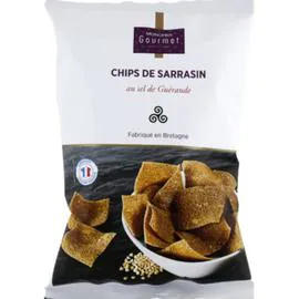 MONOPRIX GOURMET Chips de sarrasin au sel de Guérande 100g