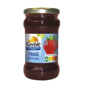 GERBLÉ Confiture fraise sans sucres ajoutés 320g