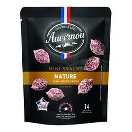 AUVERNOU Mini snacks saucissons nature 75g