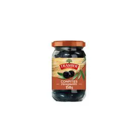 TRAMIER Olives noires confites dénoyautées 150g
