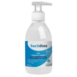 GILBERT, BACTIDOSE Gel hydroalcoolique 300ml