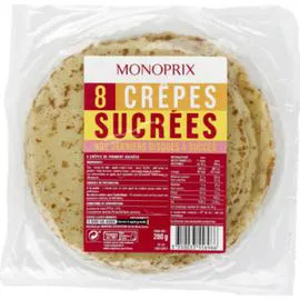 MONOPRIX Crêpes sucrées 280g
