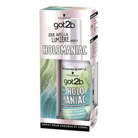 GOT2B Got2b Holomaniac Spray Temporaire Cheveux et Corps Menthe 50ml