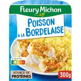 FLEURY MICHON Plat cuisiné poisson à la bordelaise et pommes de terre 300g