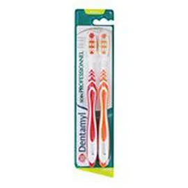 MARQUE REPÈRE, DENTAMYL Brosse à dents pro Souple x2 x2