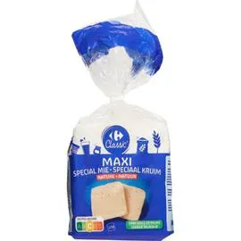 CARREFOUR CLASSIC' Pain de mie maxi nature 500g