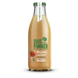 SOUS LE POMMIER Jus de pomme nature pommes non traitées 1l