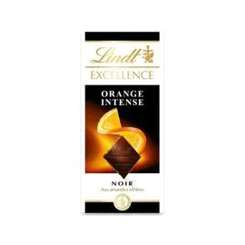 LINDT, EXCELLENCE Chocolat noir orange intense 100g