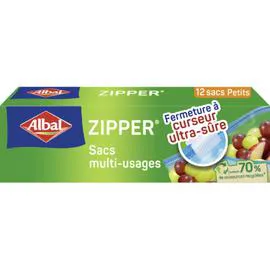 ALBAL Sac multi-usages Zipper Petit modèle x12