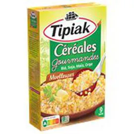 TIPIAK Céréales - Blé Maïs Soja Prêt en 4 min 2x200g