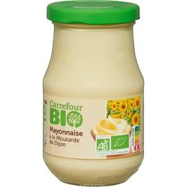CARREFOUR BIO Mayonnaise à la moutarde de Dijon 238g