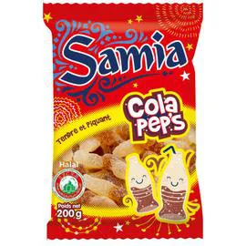 SAMIA Bonbons Bouteille Cola Halal 200g