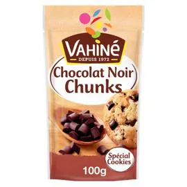 VAHINÉ Pépites de chocolat noir maxi 100g