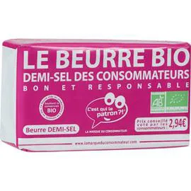 C'EST QUI LE PATRON ?! Beurre Demi-sel Bio 250g
