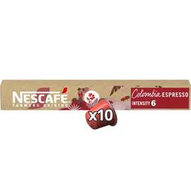 NESCAFÉ, FARMERS ORIGINS Capsules de café Colombia Espresso intensité 6 x10