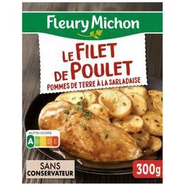 FLEURY MICHON Plat cuisiné filet de poulet pommes de terre à la sarladaise 300g