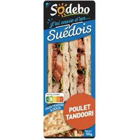 SODEBO Sandwich poulet tandoori 135g