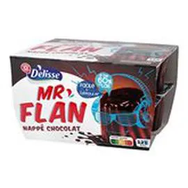 MARQUE REPÈRE, DÉLISSE Flan Chocolat 12x100g