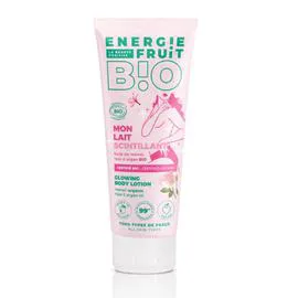 ENERGIE FRUIT Lait Hydratant Corps Scintillant Certifié Bio Parfum Monoï Rose 200ml