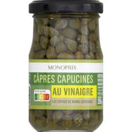 MONOPRIX Câpres Capucines au Vinaigre 120g