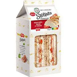 L'ITALIE DES SAVEURS, STELLATO Sandwich poulet rôti bacon tomate 170g