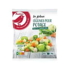 AUCHAN Légumes pour potage maraîcher 1kg