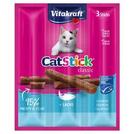 VITAKRAFT Friandise pour chat stick mini saumon 18g