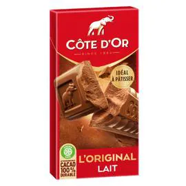 CÔTE D'OR Chocolat au lait L'Original 200g