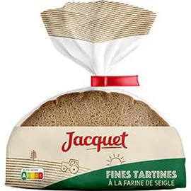 JACQUET Fines tartines à la farine de seigle 500g