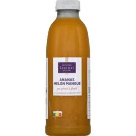 MONOPRIX GOURMET Jus d’Ananas melon & mangue Pressé à Froid 75cl