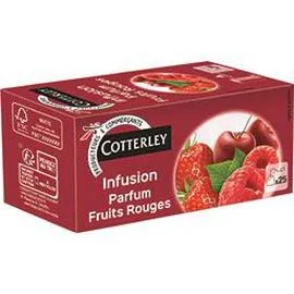 COTTERLEY Infusion saveur fruits rouges 25x1,6g