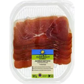 FILIÈRE QUALITÉ CARREFOUR Jambon Serrano 11 mois d'âge 90g
