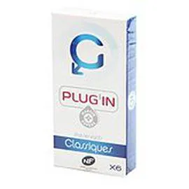  Préservatif classiques Plug'in x6 x6