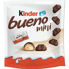 KINDER, BUENO Gaufrettes Mini Chocolat au lait 108g