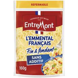 ENTREMONT Fromage Râpé Emmental 160g